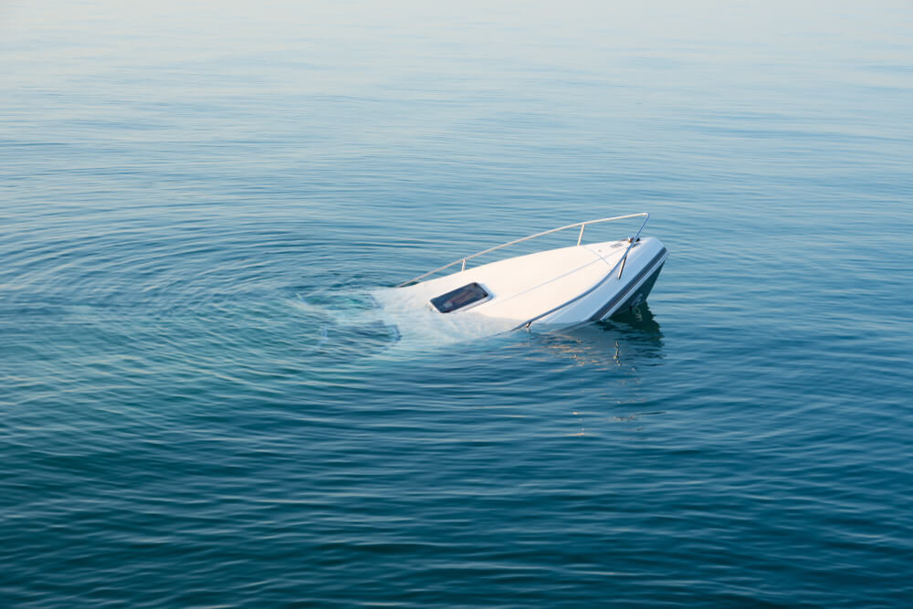 Sinking Boat Photo of a Sinking Boat