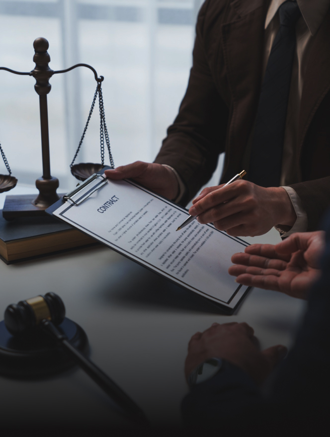 Photo of Client-attorney Meeting